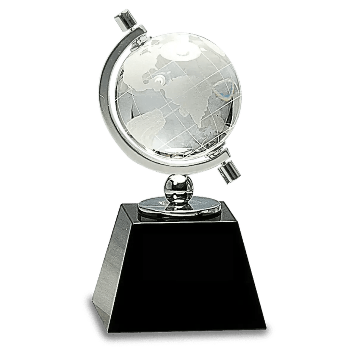 Crystal Globe Awards and Gifts - Globe in Hand