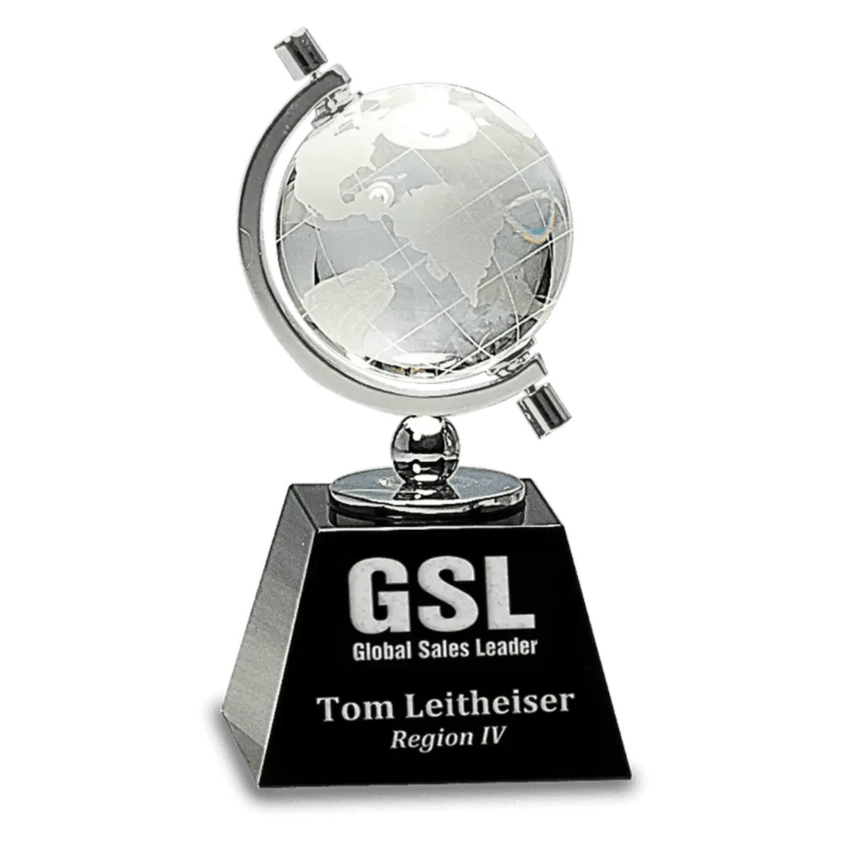 Crystal Globe Awards and Gifts - Globe in Hand
