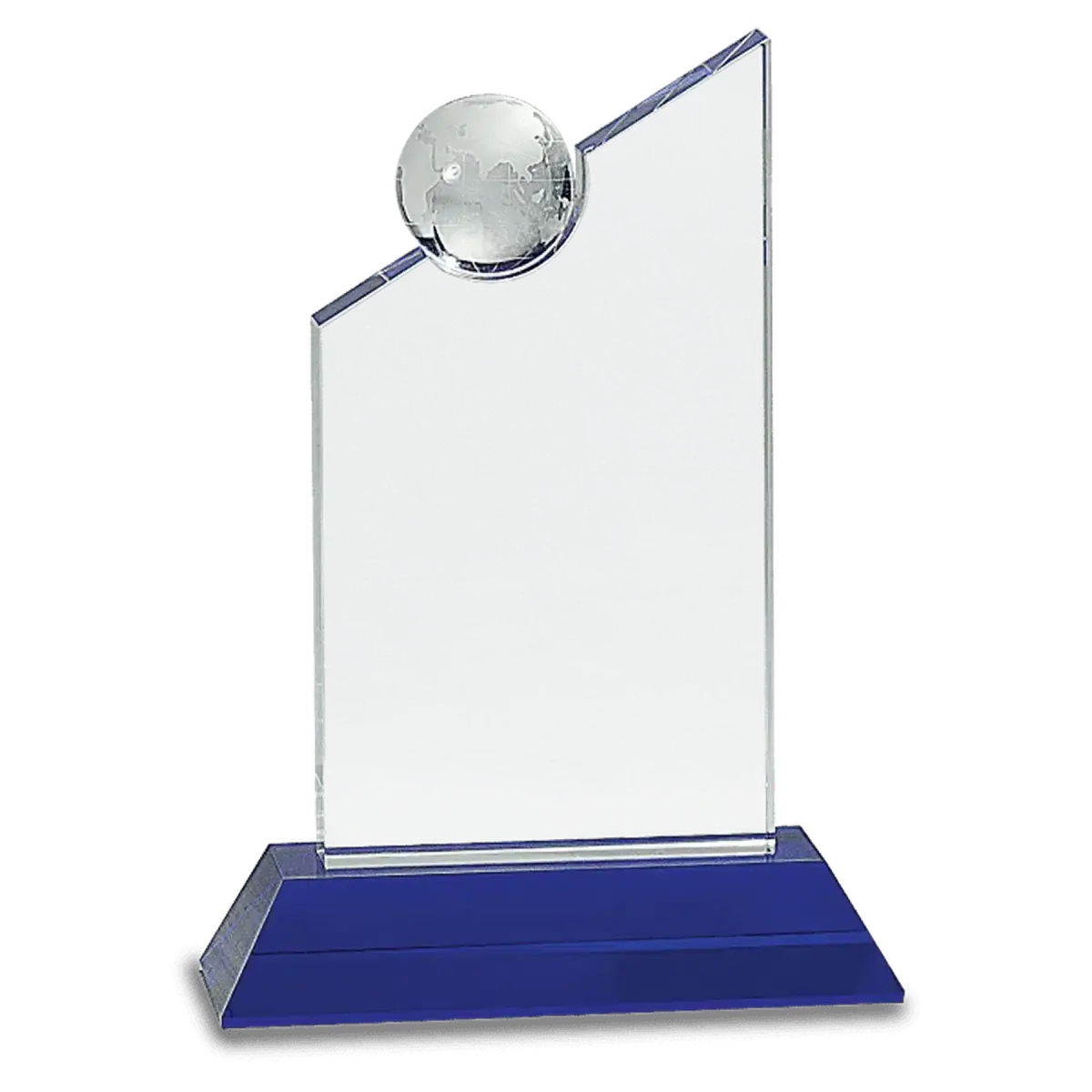 Laser Etched Crystal Globes – Awards, Paperweights and Gifts Paperweight / Clear Globe/Flat Bottom / 3"