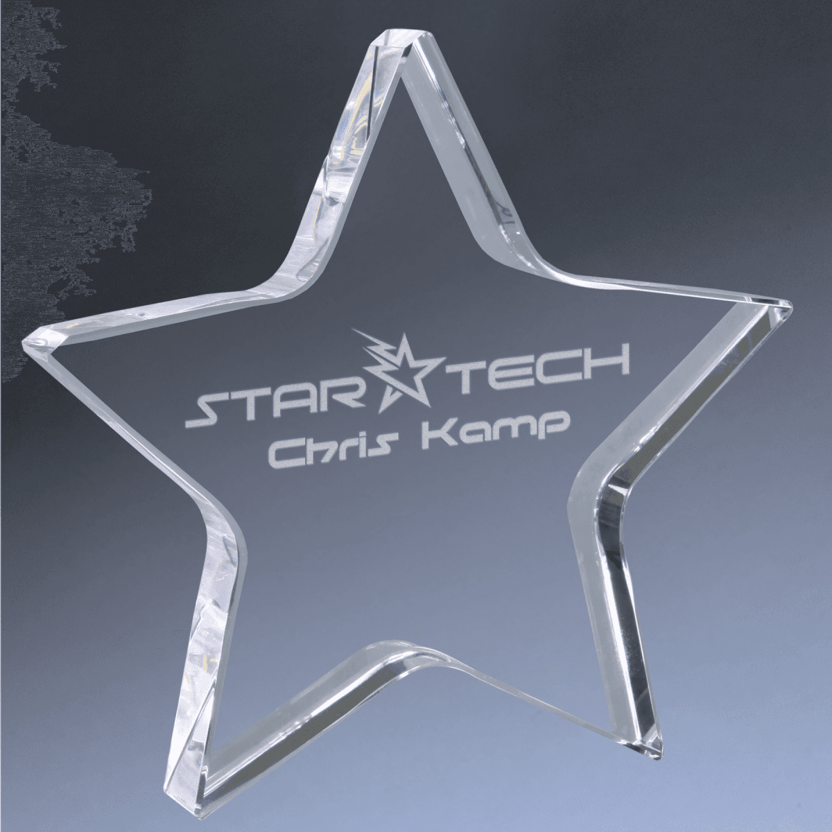 Crystal Star Awards - Clear Star (Self - Standing)