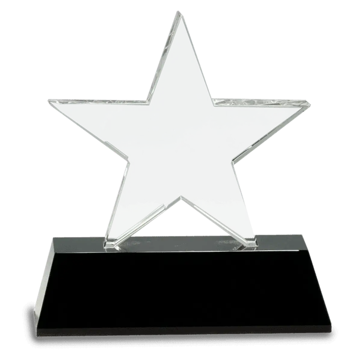 Crystal Star Awards and Paperweights with Custom Engraving Star Paperweight / None / 5" (L) x 5" (H)