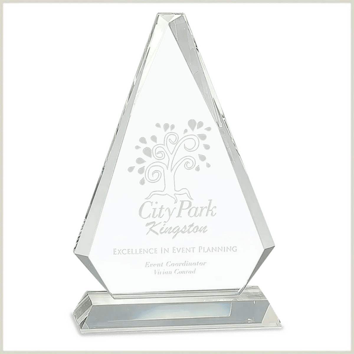 Crystal Triangles and Pyramids - Triangle (On Base)