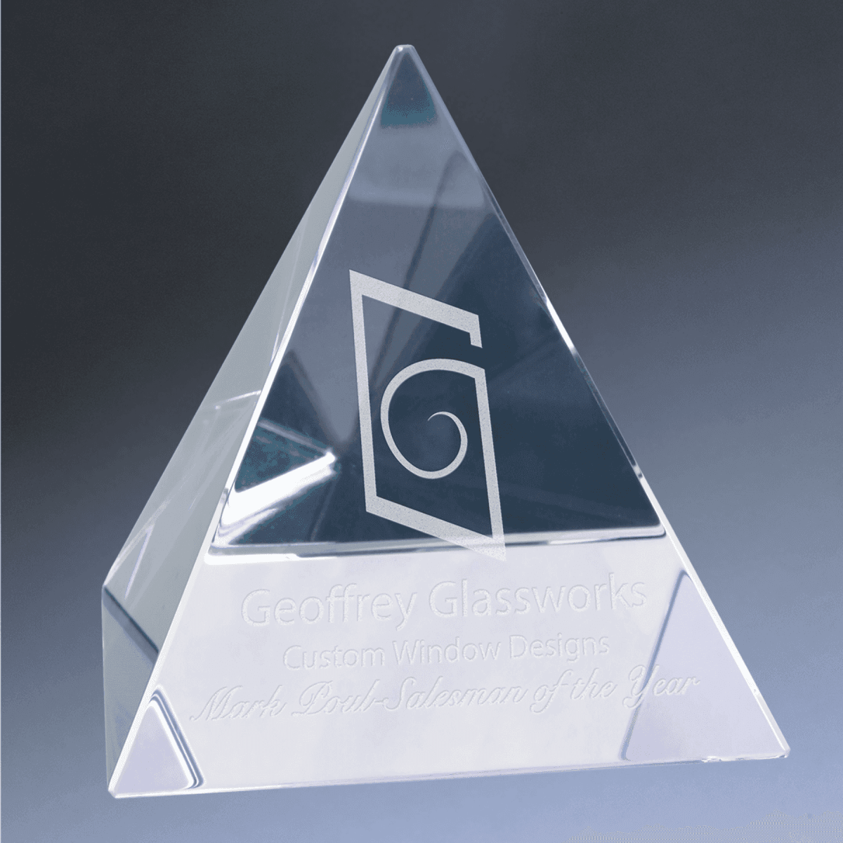 Crystal Triangles and Pyramids - Pyramid