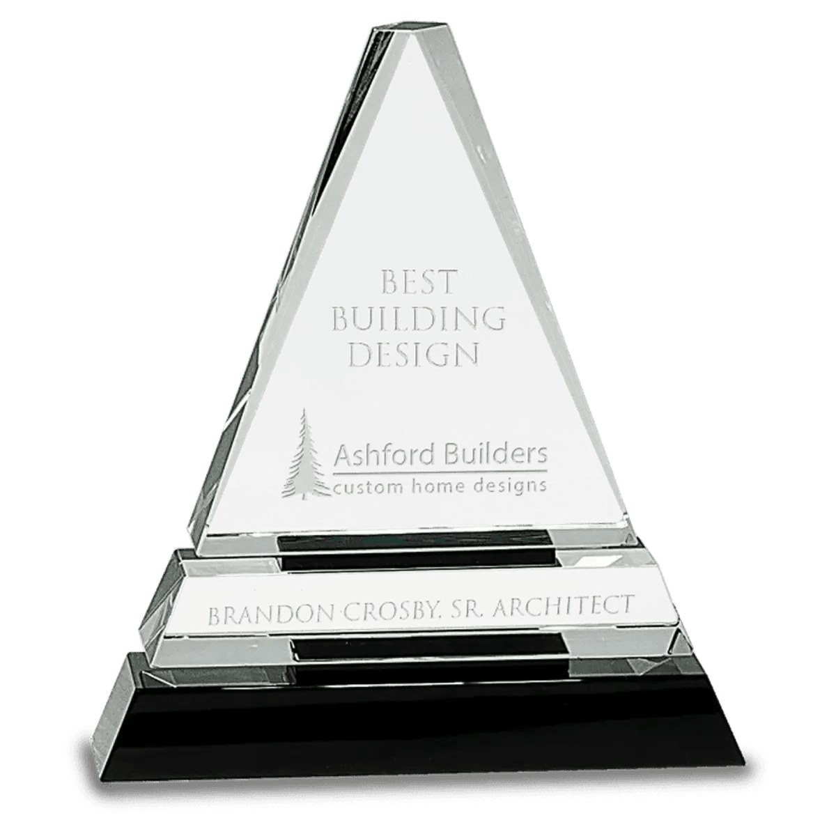 Crystal Triangles and Pyramids - Triangle (On Base)