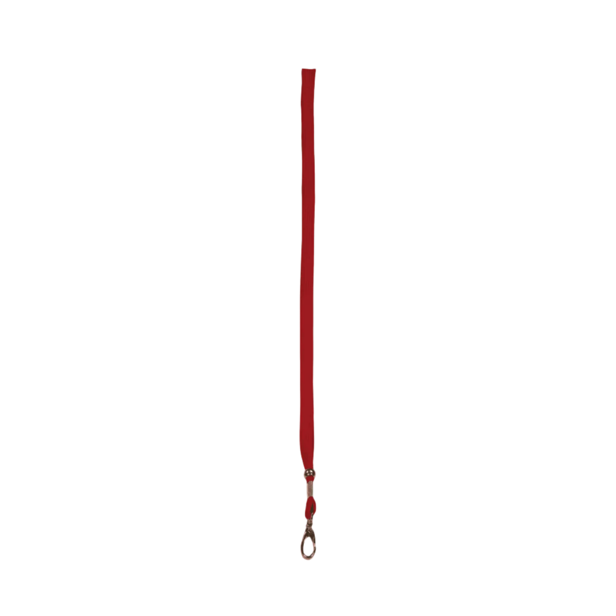 Custom Convention Badge Accessories – Holders, Clips, and Lanyards Red Nylon Lanyard (3/8" x 36")