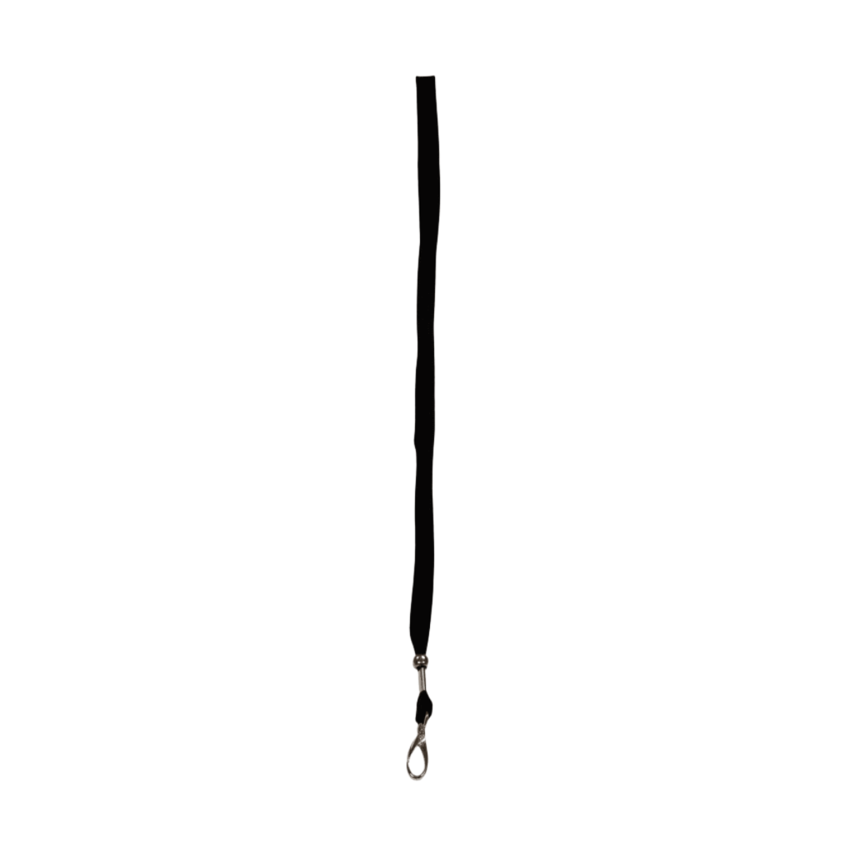 Custom Convention Badge Accessories – Holders, Clips, and Lanyards Black Nylon Lanyard (3/8" x 36")