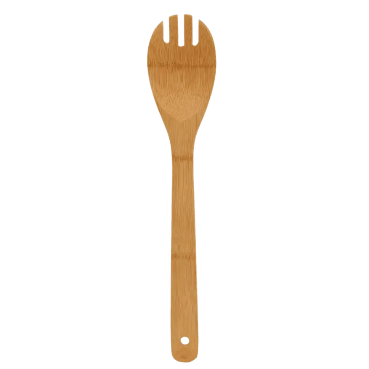 Personalized Bamboo Kitchen Utensils - Ideal Gift for Cooking Enthusiasts Salad Spork / 12" / Bamboo