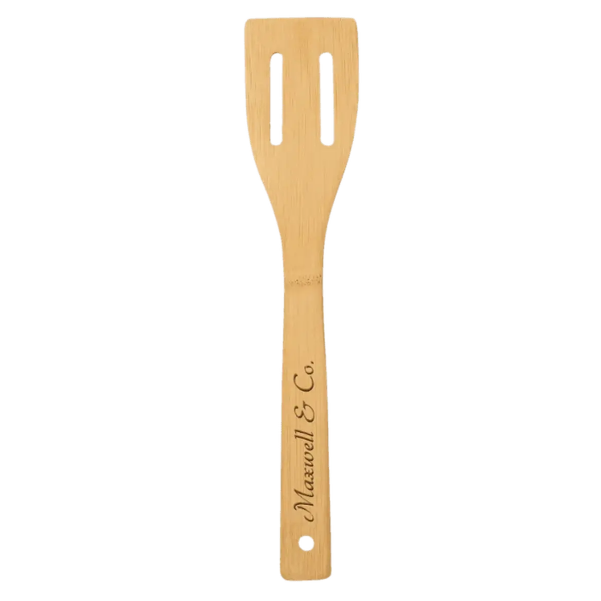 Personalized Bamboo Kitchen Utensils - Ideal Gift for Cooking Enthusiasts Salad Spork / 12" / Bamboo