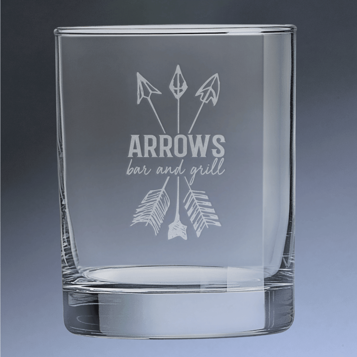 Custom Engraved Double Old Fashioned Glass – Square & Rounded Styles - Square