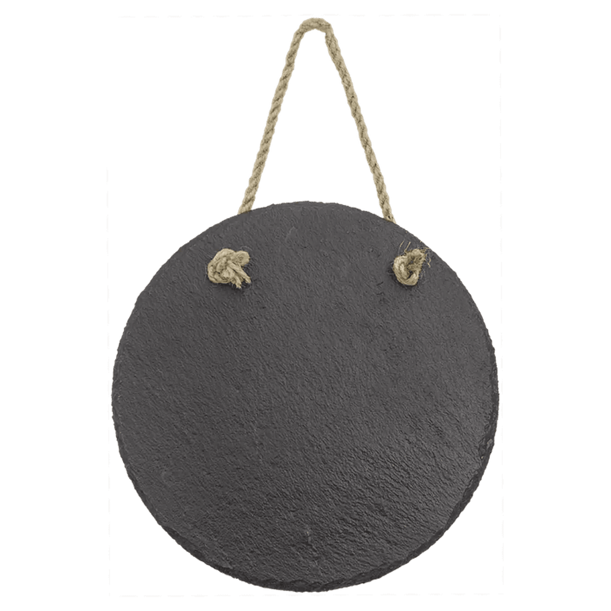 Custom Engraved Slate Signs – Hanging Rustic Decor for Home or Business - Oval