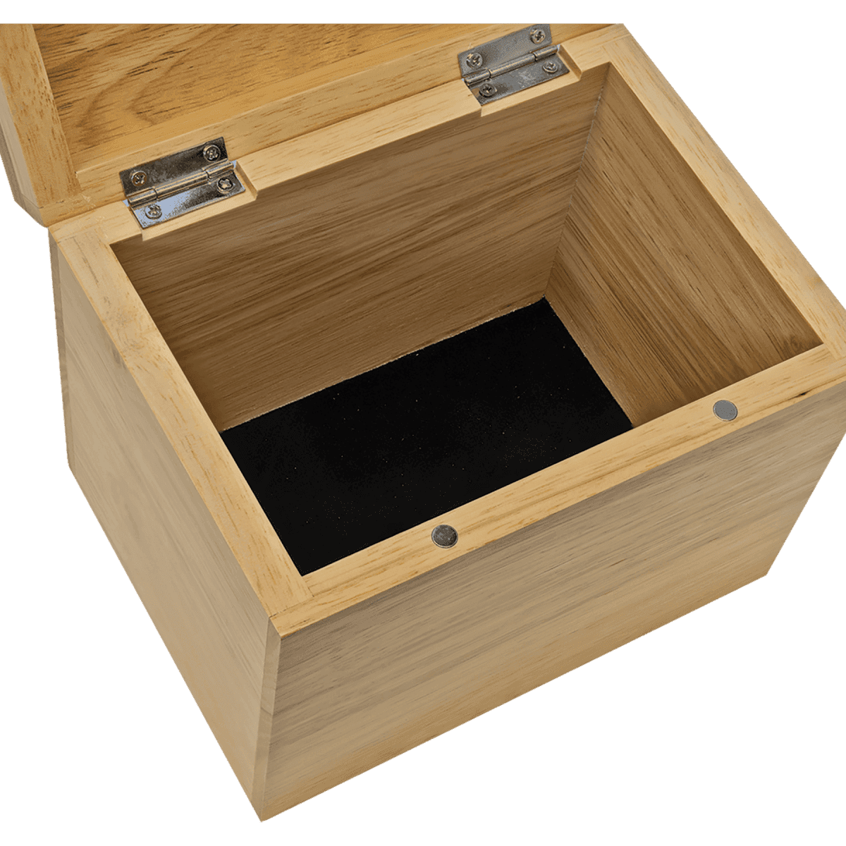 Custom Engraved Wood Keepsake and Photo Box - 6 5/8" (L) x 4 7/8" (W) x 5 1/2" (H)