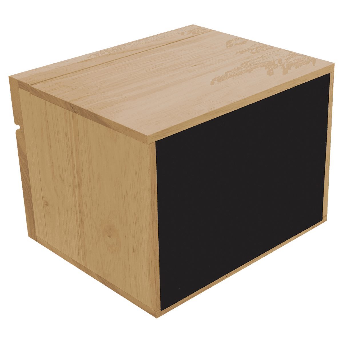Custom Engraved Wood Keepsake Box - Personalized Memory Box 6 5/8" (L) x 4 7/8" (W) x 5 1/2" (H)