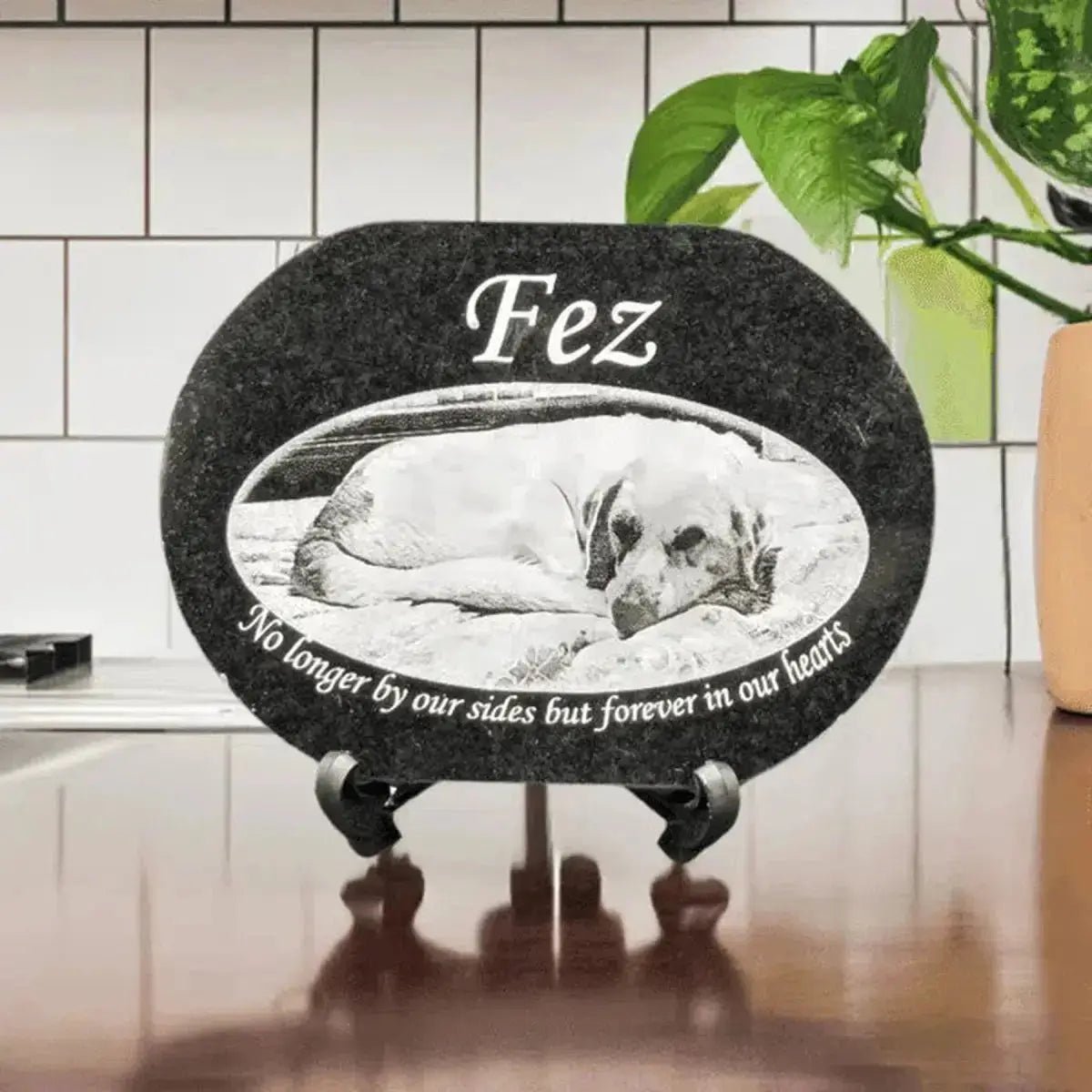 Custom Granite Memorial Plaques – Indoor or Outdoor Use - Oval