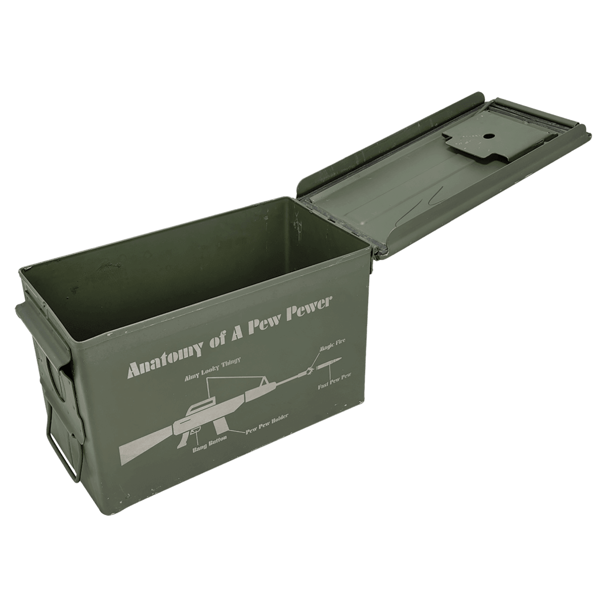 Custom U.S. Military Surplus Ammo Can – Authentic Tactical Gear - LightForce Laser Engraving, LLC