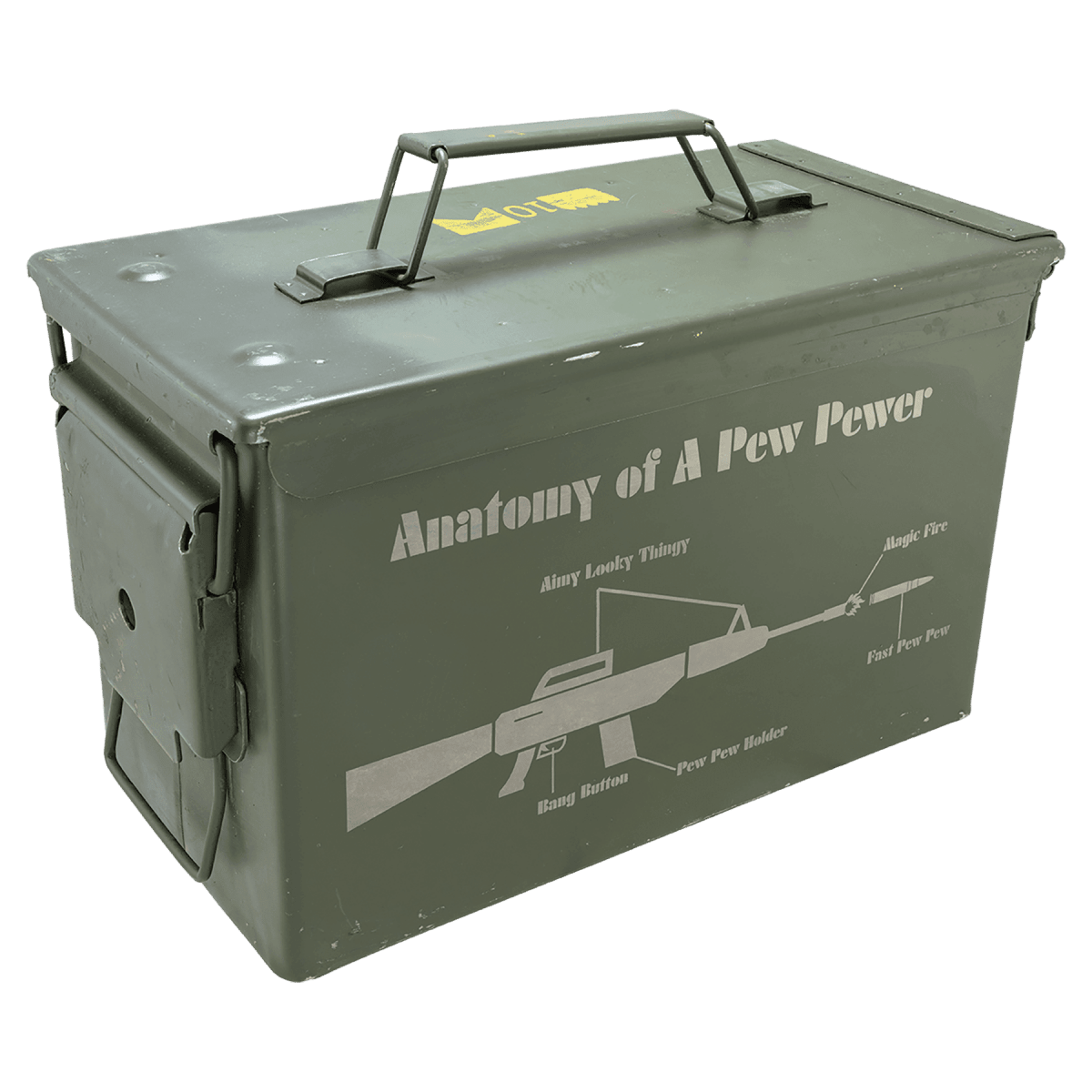 Custom U.S. Military Surplus Ammo Can – Authentic Tactical Gear - LightForce Laser Engraving, LLC