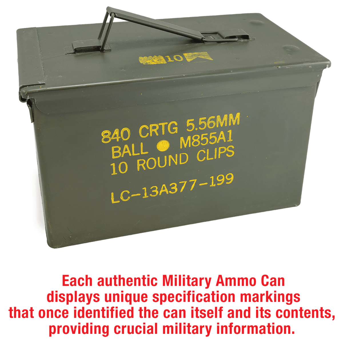 Custom U.S. Military Surplus Ammo Can – Authentic Tactical Gear - LightForce Laser Engraving, LLC