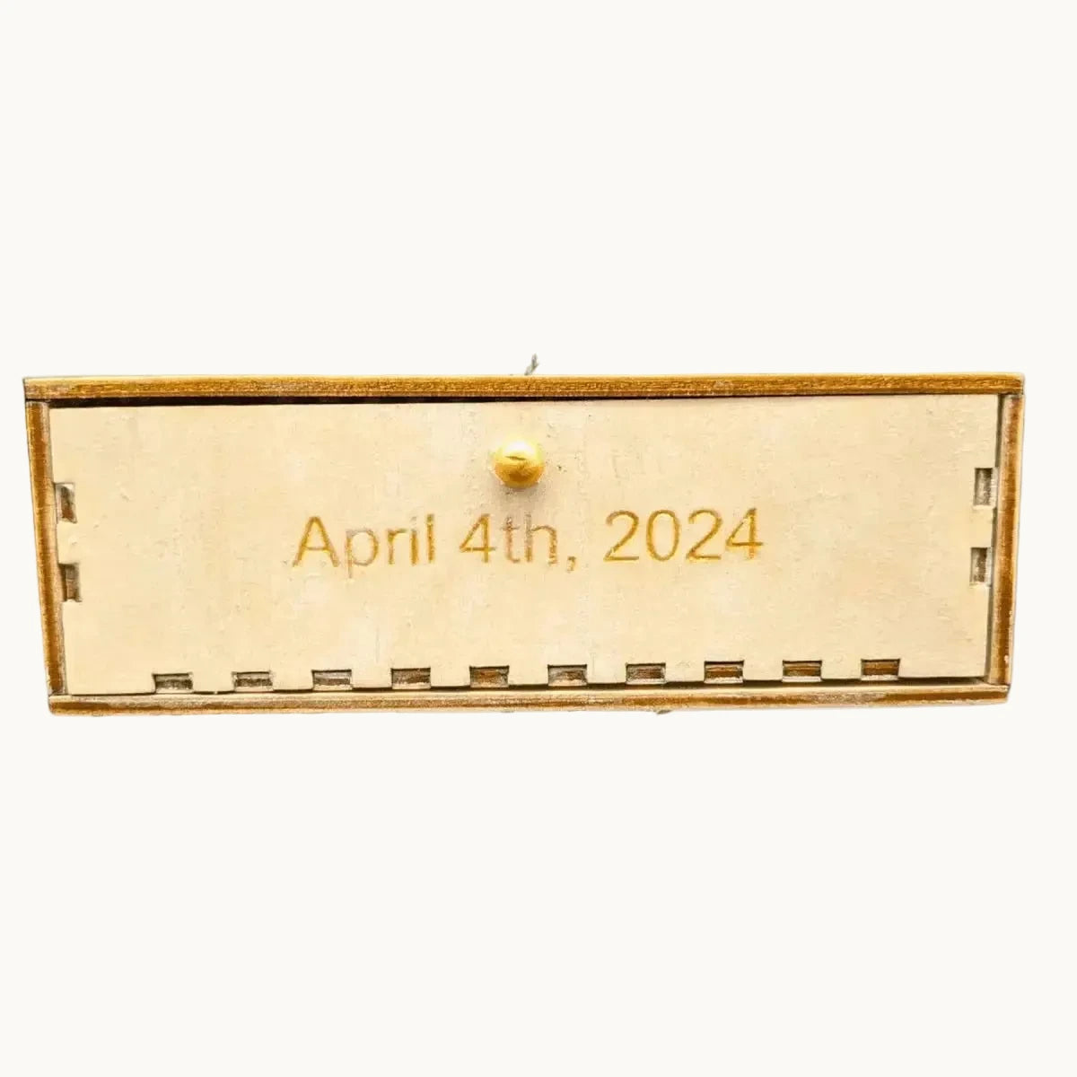 Custom Wood Keepsake Box for Milestones and Awards - 8" x 8" x 2.5"