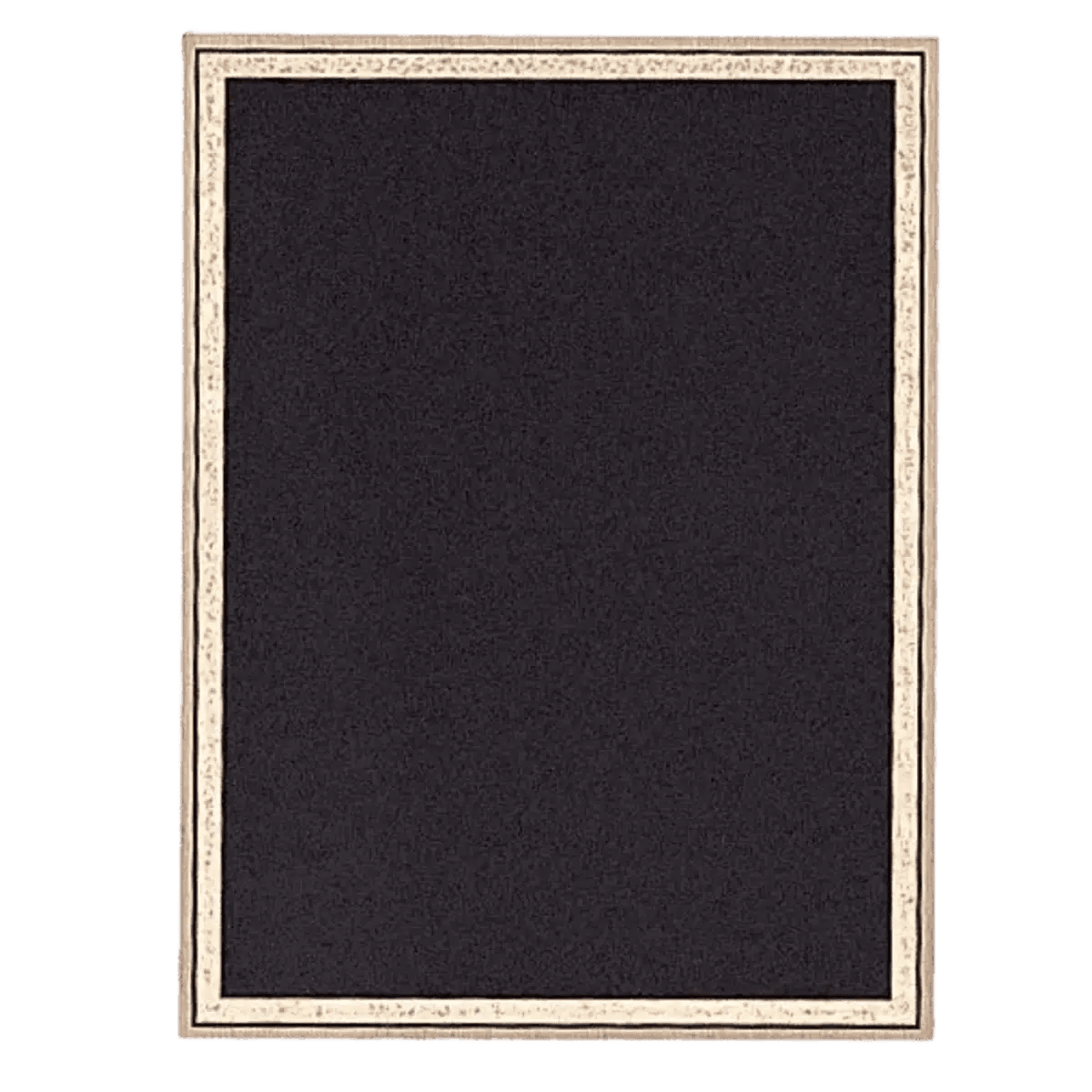 Engraved Brass Plated Plaque Plates with Florentine Border - Gold Engraving - Black