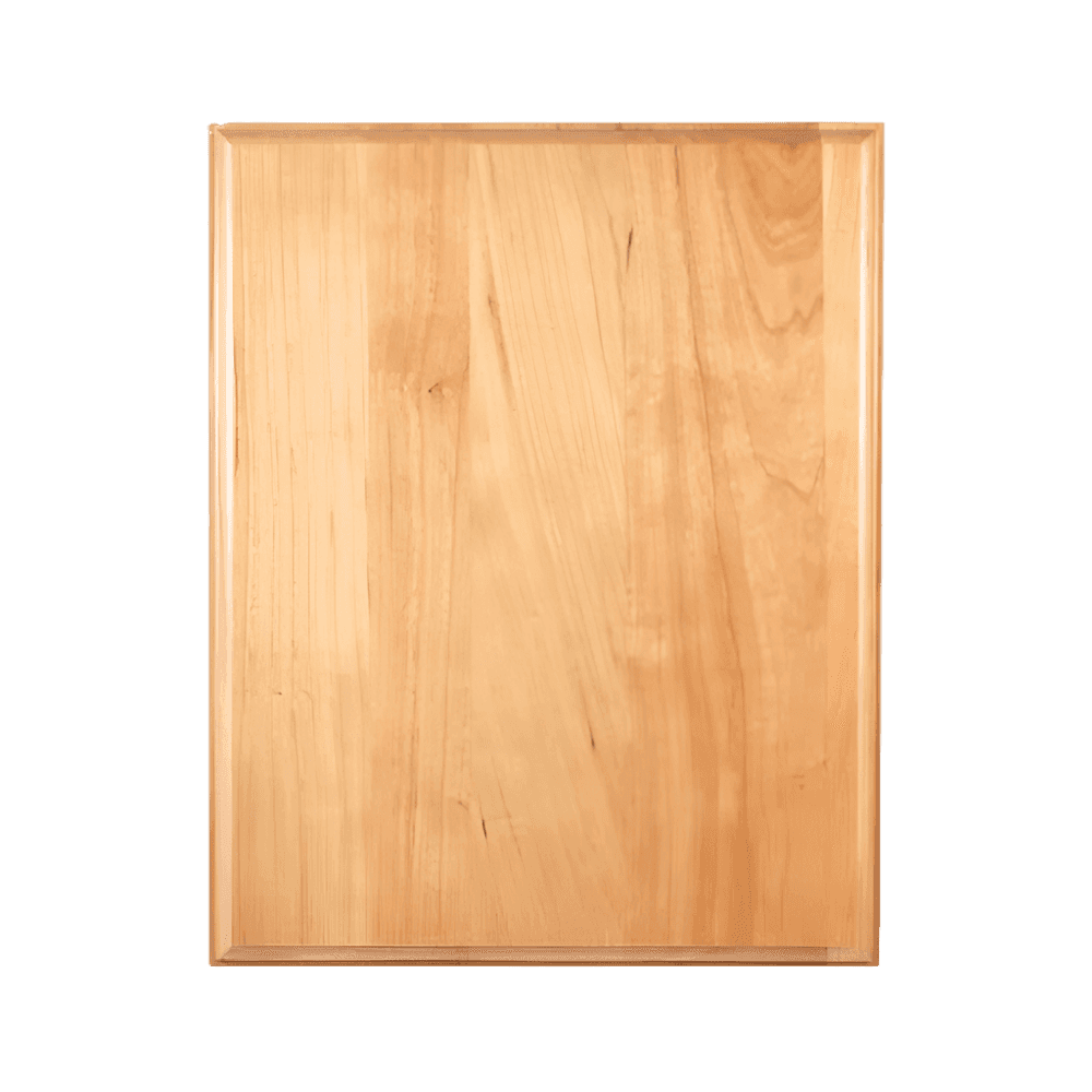 Step-Edge Cherry Plaque Board for Deep Engraving and Display 5" x 7"