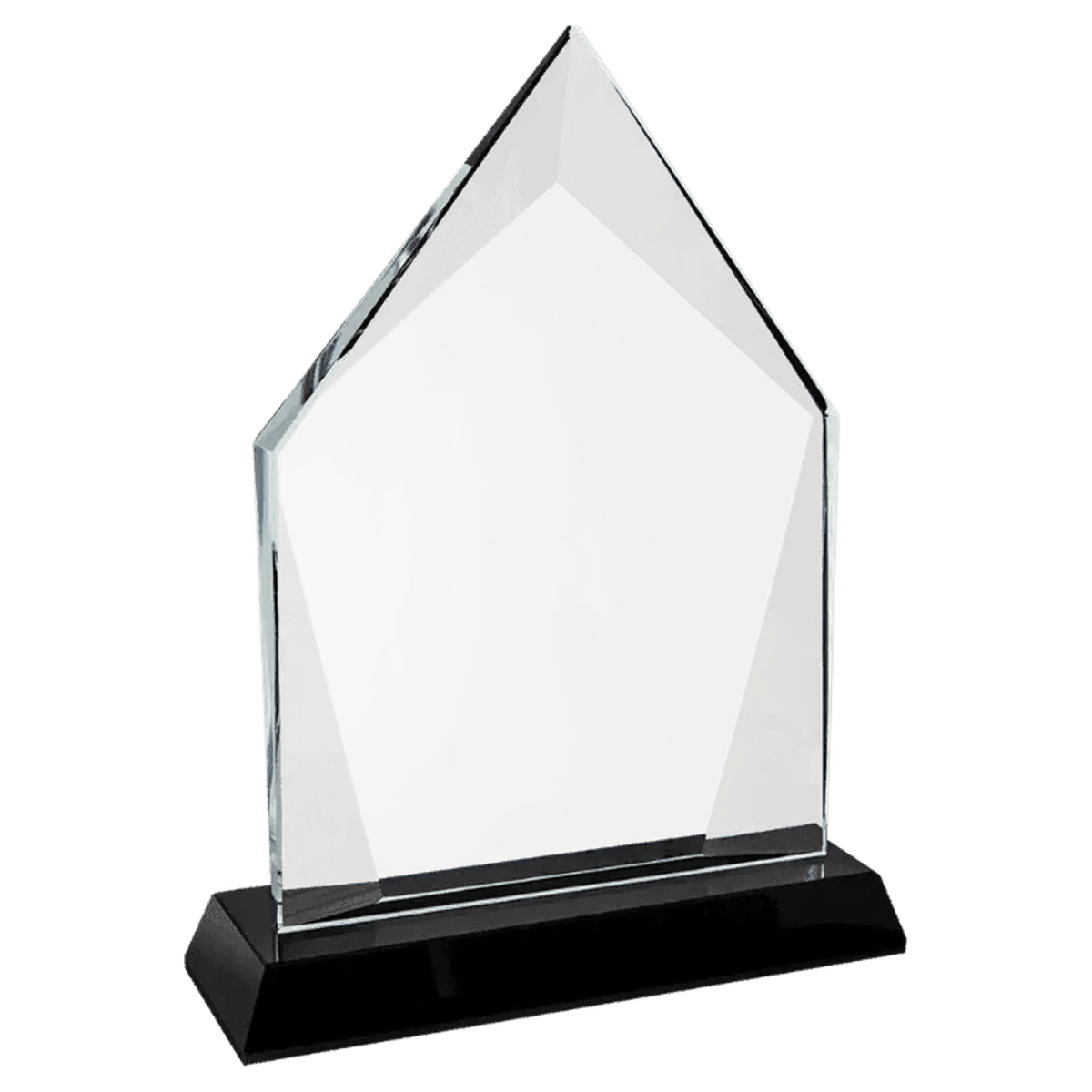 Halo Glass Awards - Custom Engraved Diamond & Oval Glass - Oval