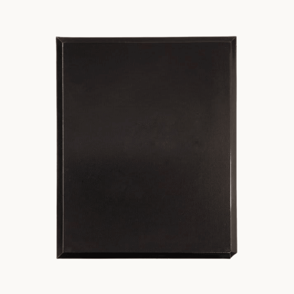 High Gloss Piano Finish Plaque Boards | Add Plate or Frame - Black Piano Finish