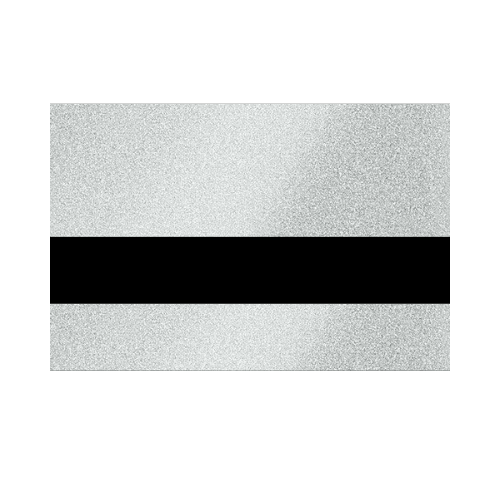 High Impact Acrylic for Plaques and Displays (Includes Engraving/Cutting to any Shape) - Brushed Silver/Black