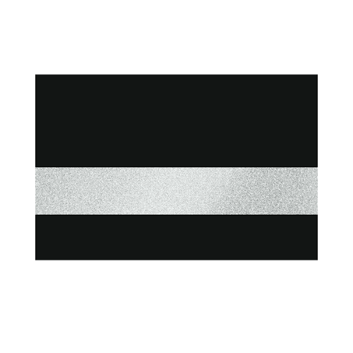 High Impact Acrylic for Plaques and Displays (Includes Engraving/Cutting to any Shape) - Black/Brushed Silver