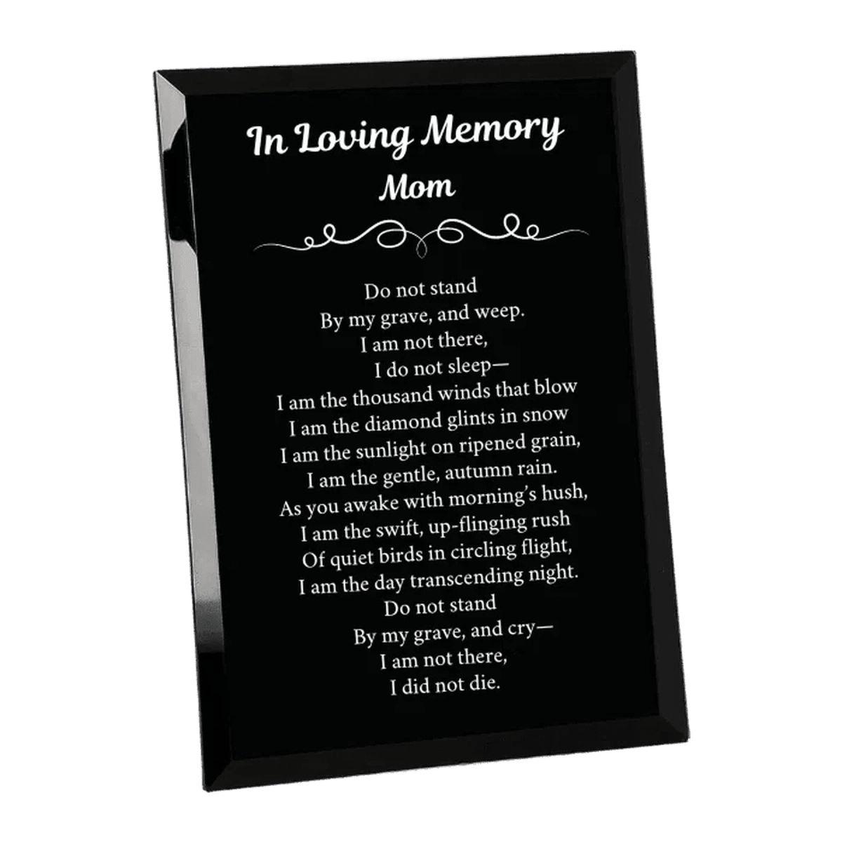 Laser Etched Mirror Glass Plaques for Recognition and Displays - Clear