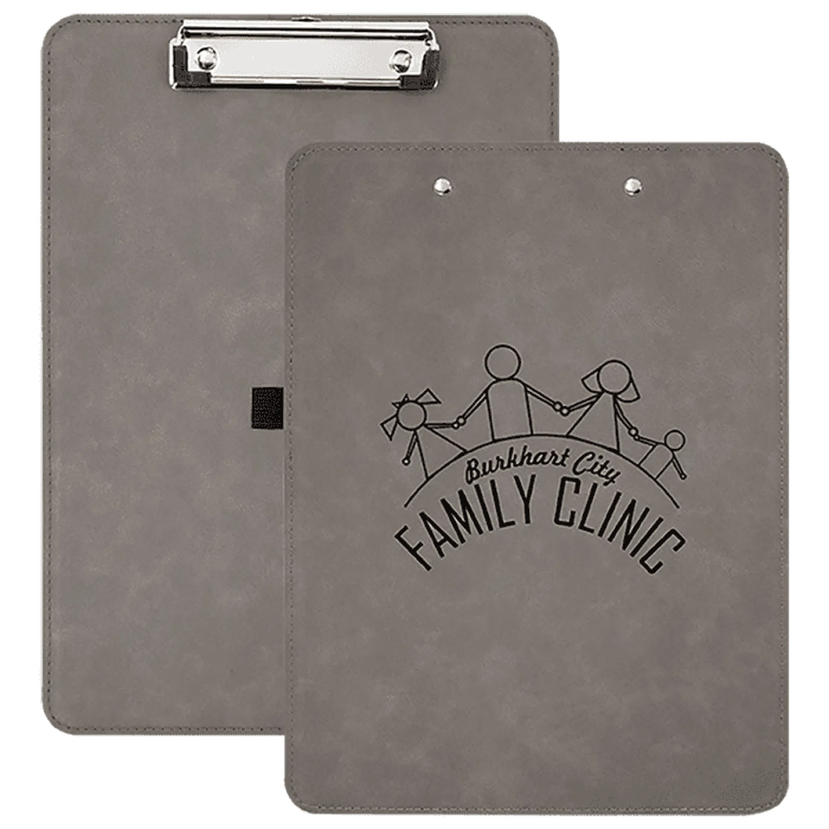 Personalized Clipboards for Office, Healthcare and Event Use Gray