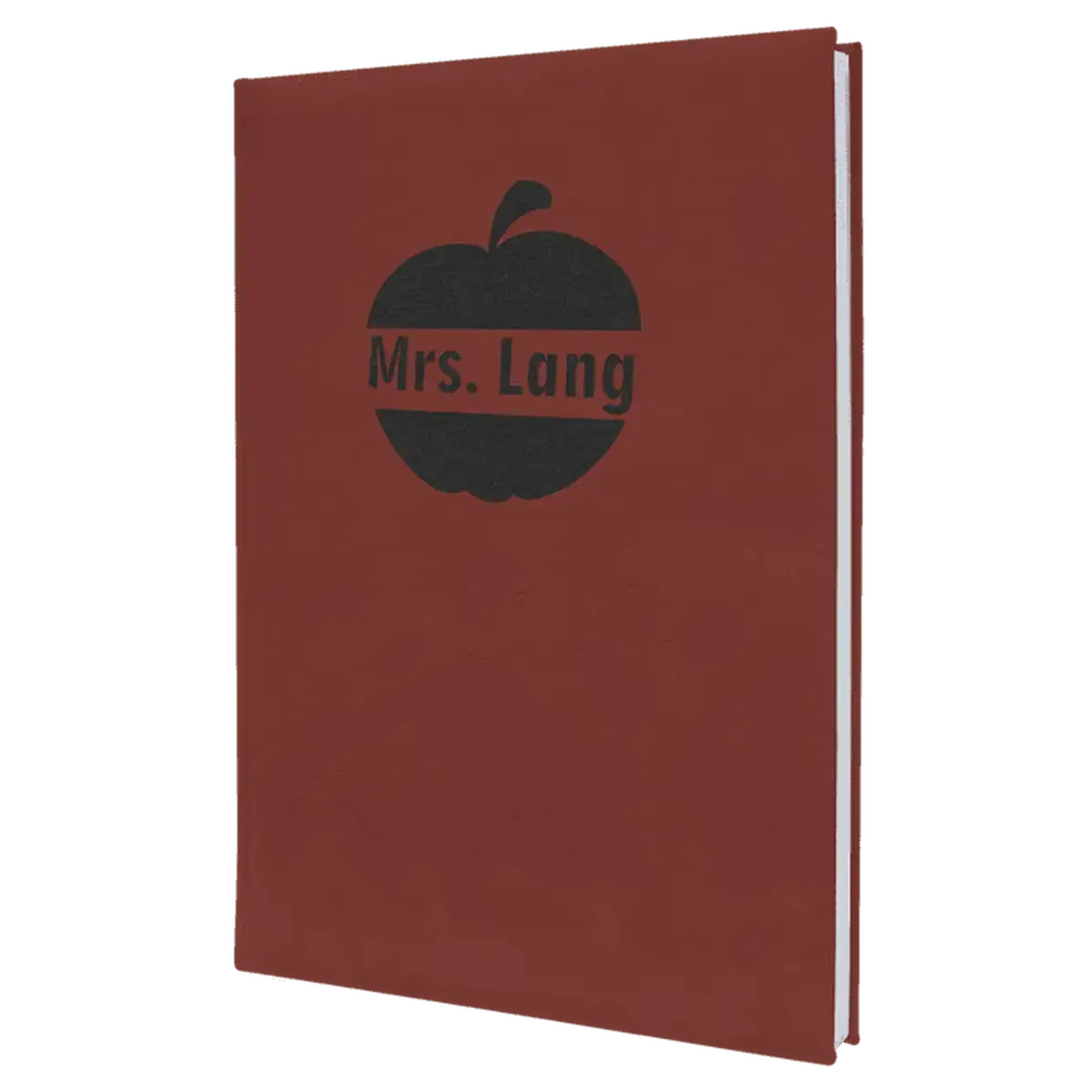 Personalized Writing Journals in Leatherette, Cork, or Canvas Small Journal / Rose / Leatherette
