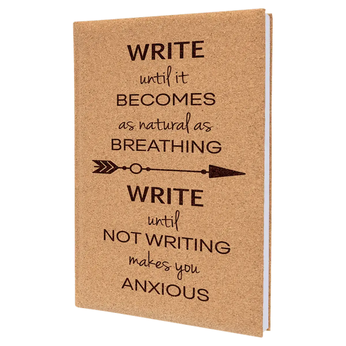 Personalized Writing Journals in Leatherette, Cork, or Canvas Small Journal / Cork / Cork
