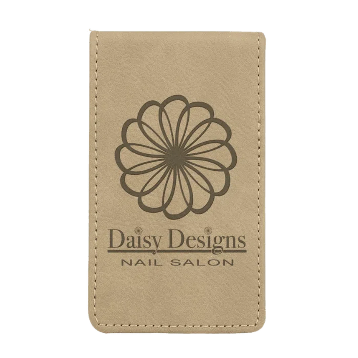 Personalized Manicure Gift Set in Leatherette Colors Light Brown