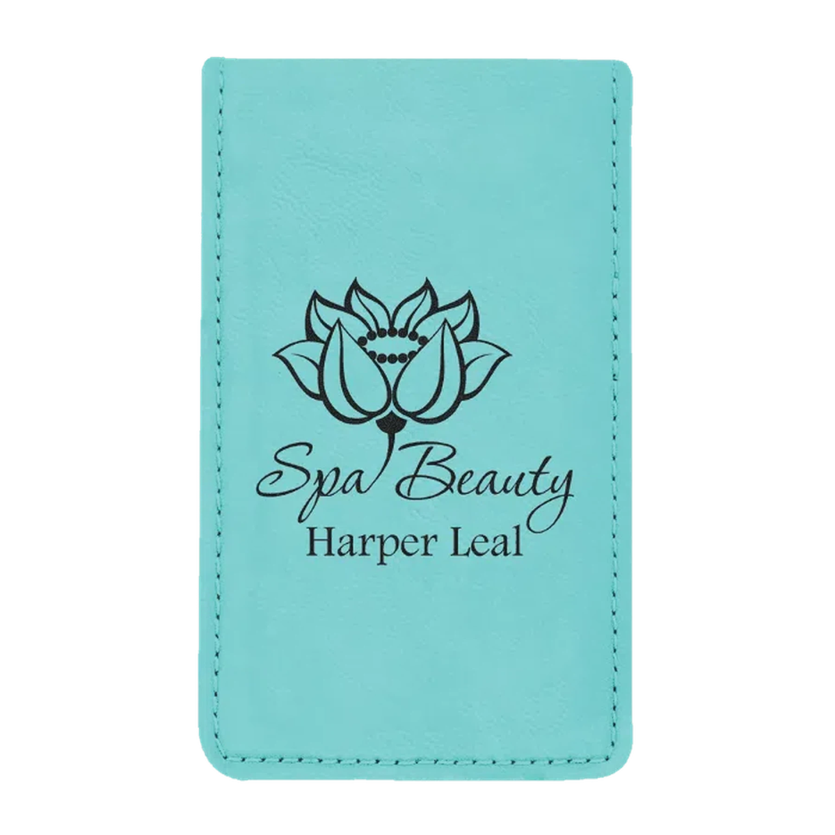 Personalized Manicure Gift Set in Leatherette Colors Teal