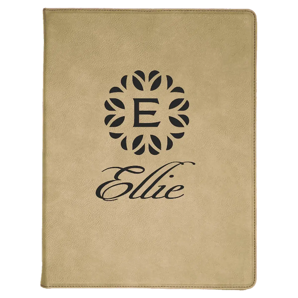 Leatherette Professional Portfolio (9 1/2 x 12) Light Brown