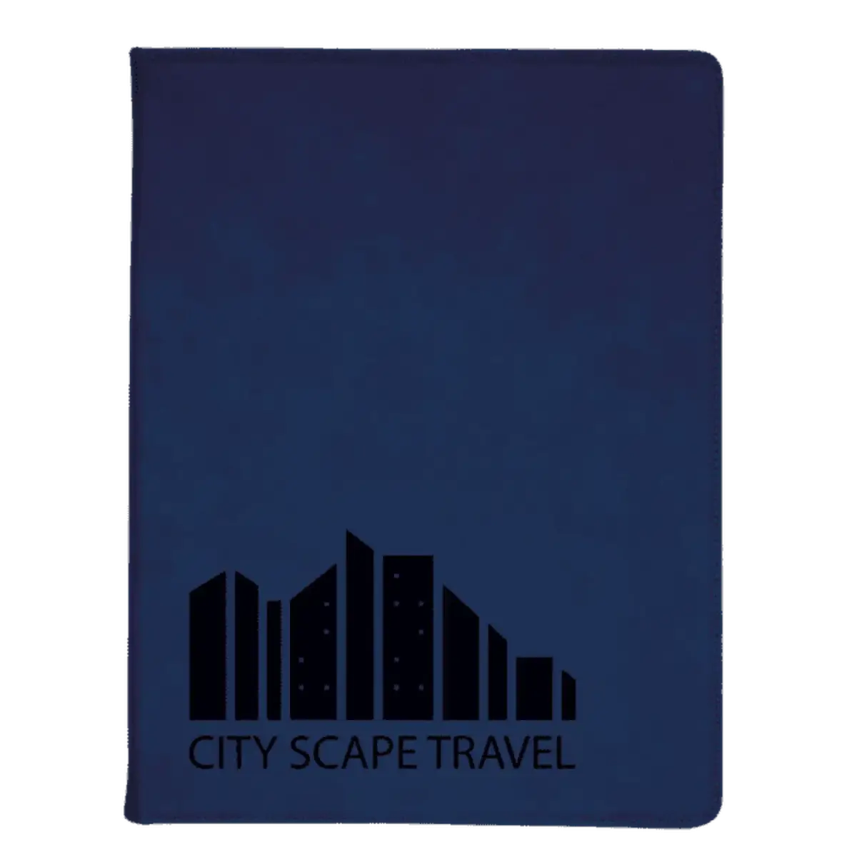 Leatherette Professional Portfolio (9 1/2 x 12) Blue/Black