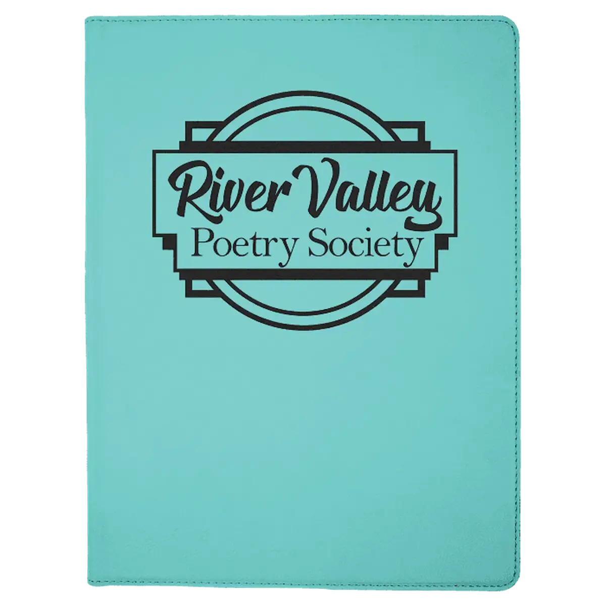 Leatherette Professional Portfolio (9 1/2 x 12) Teal
