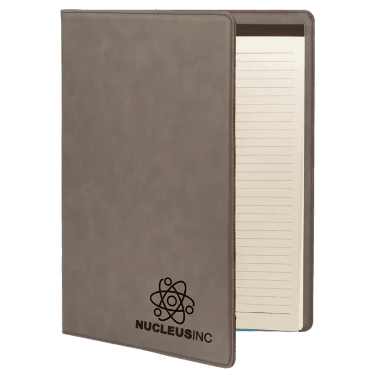 Leatherette Professional Portfolio (9 1/2 x 12) Gray