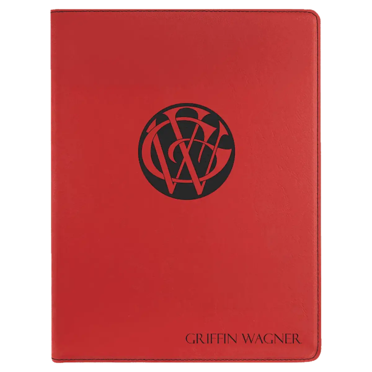 Leatherette Professional Portfolio (9 1/2 x 12) Red
