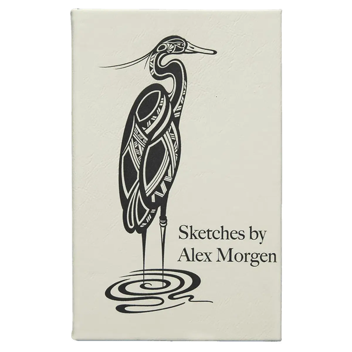 Leatherette Sketch Book with White Unlined Paper (5 x 8) White / 5 1/4" x 8 1/4"