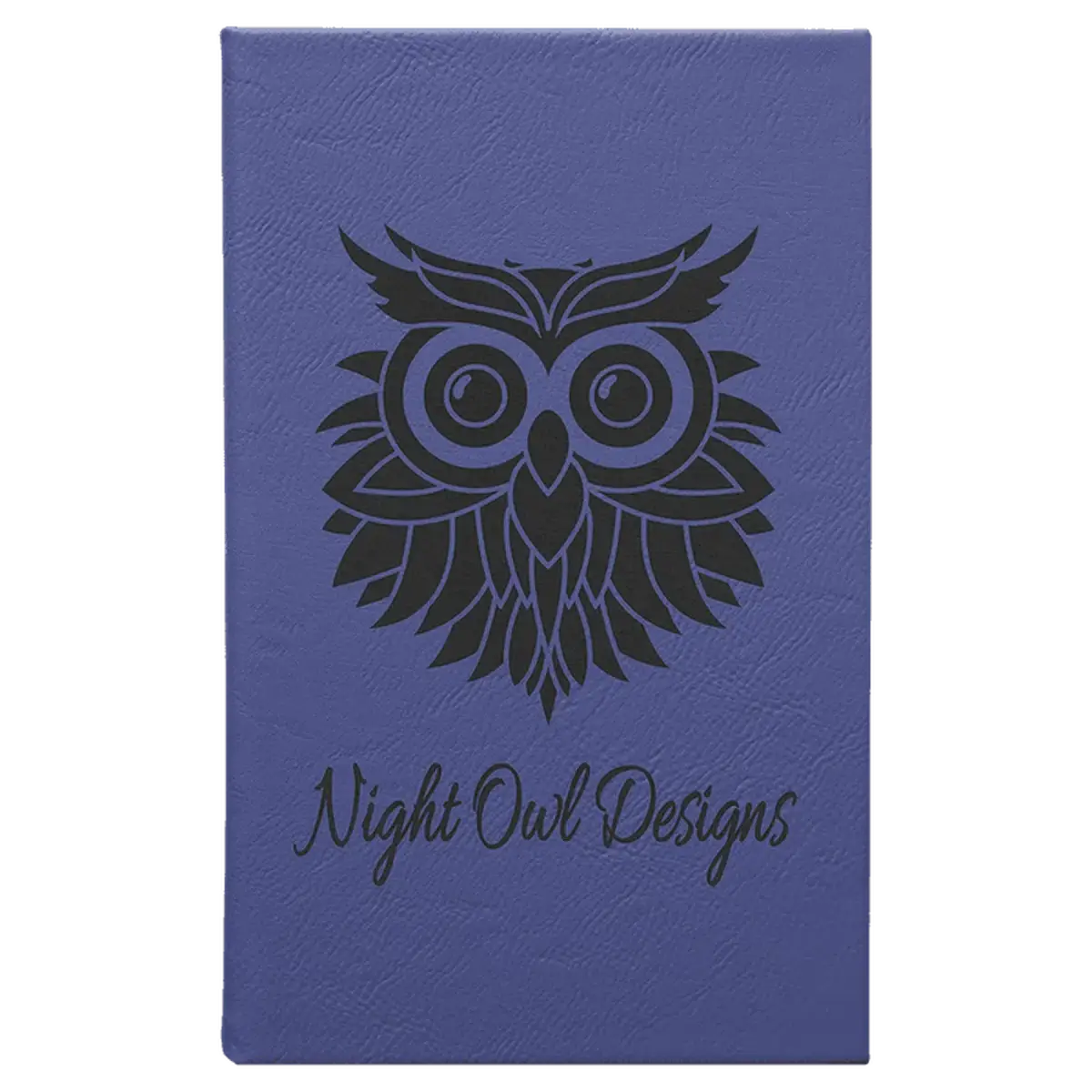 Leatherette Sketch Book with White Unlined Paper (5 x 8) Purple / 5 1/4" x 8 1/4"