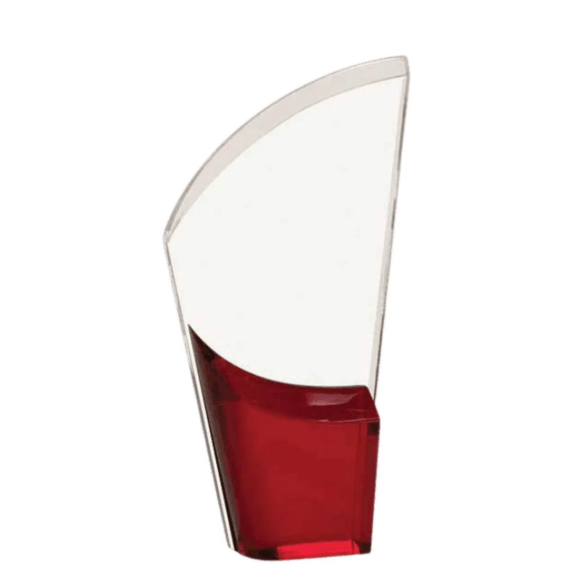 Lunar Acrylic Award – Modern Recognition with Bright Color Accents Gold / 8 1/2"