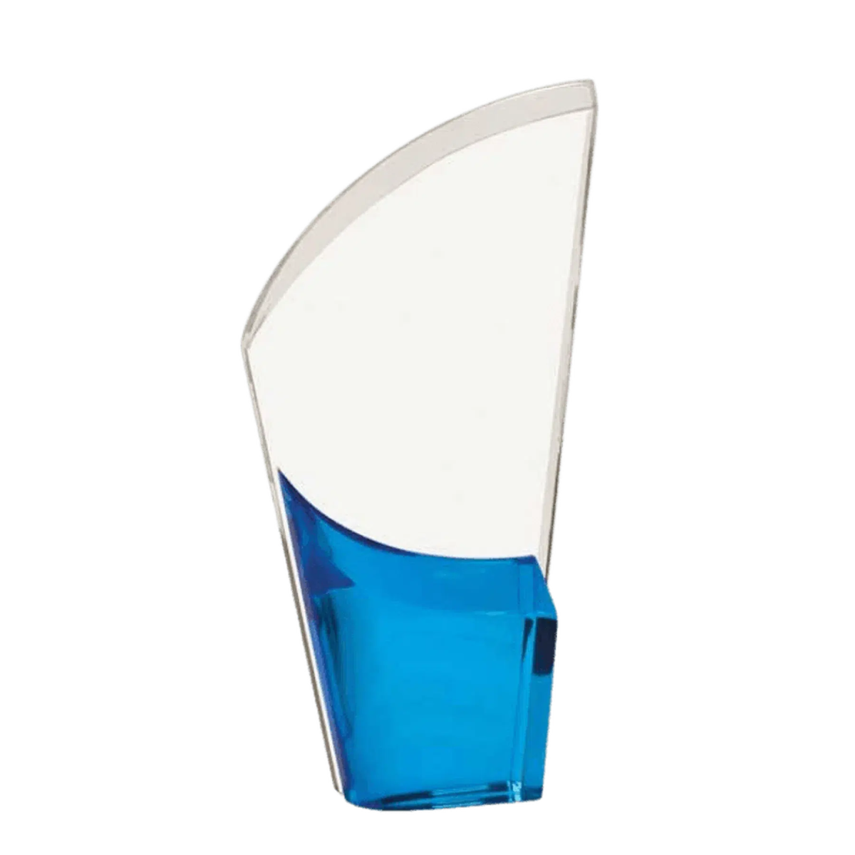 Lunar Acrylic Award – Modern Recognition with Bright Color Accents Gold / 8 1/2"