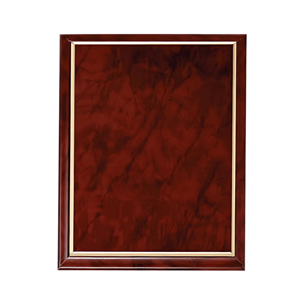 Marble Finish Plaque Boards | Add Plate or Frame for a Custom Award - Ruby Marble
