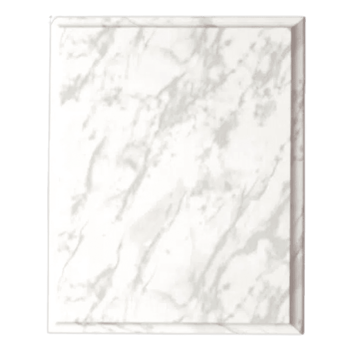 Marble Finish Plaque Boards | Add Plate or Frame for a Custom Award - White Marble
