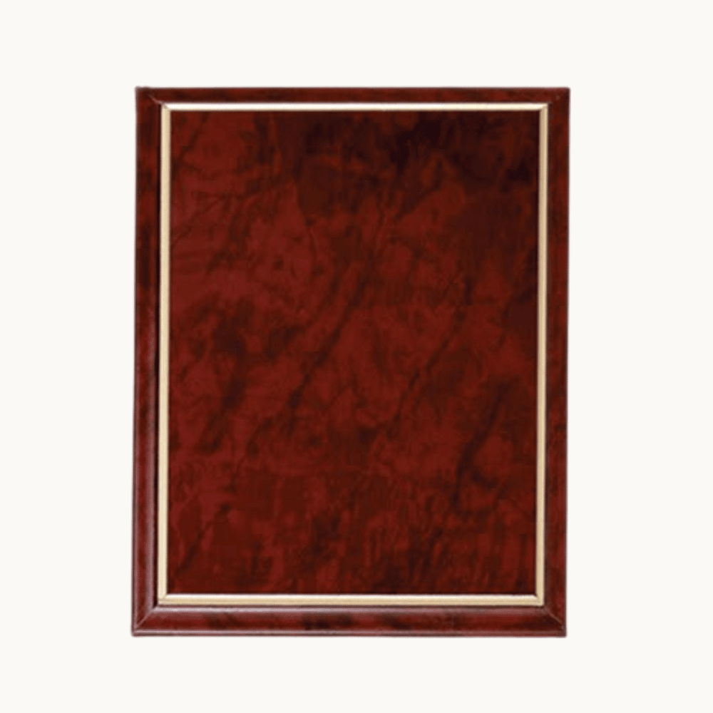 Marble Finish Plaque Boards | Add Plate or Frame for a Custom Award - Ruby Marble