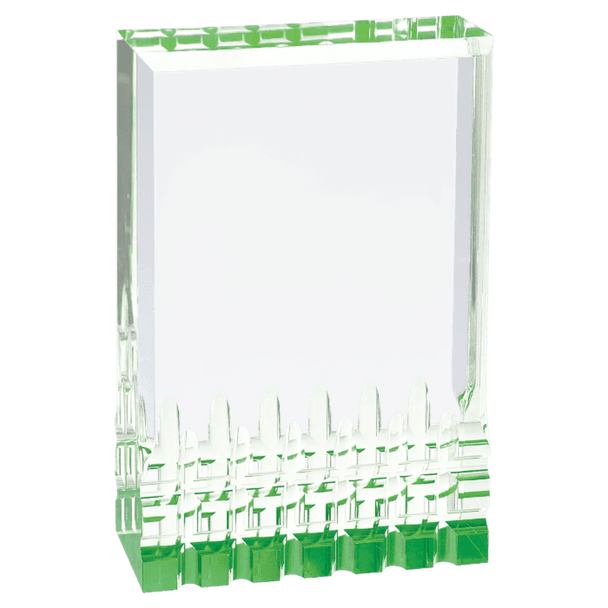 Mirage Acrylic Awards in Four Reflective Colors - Red