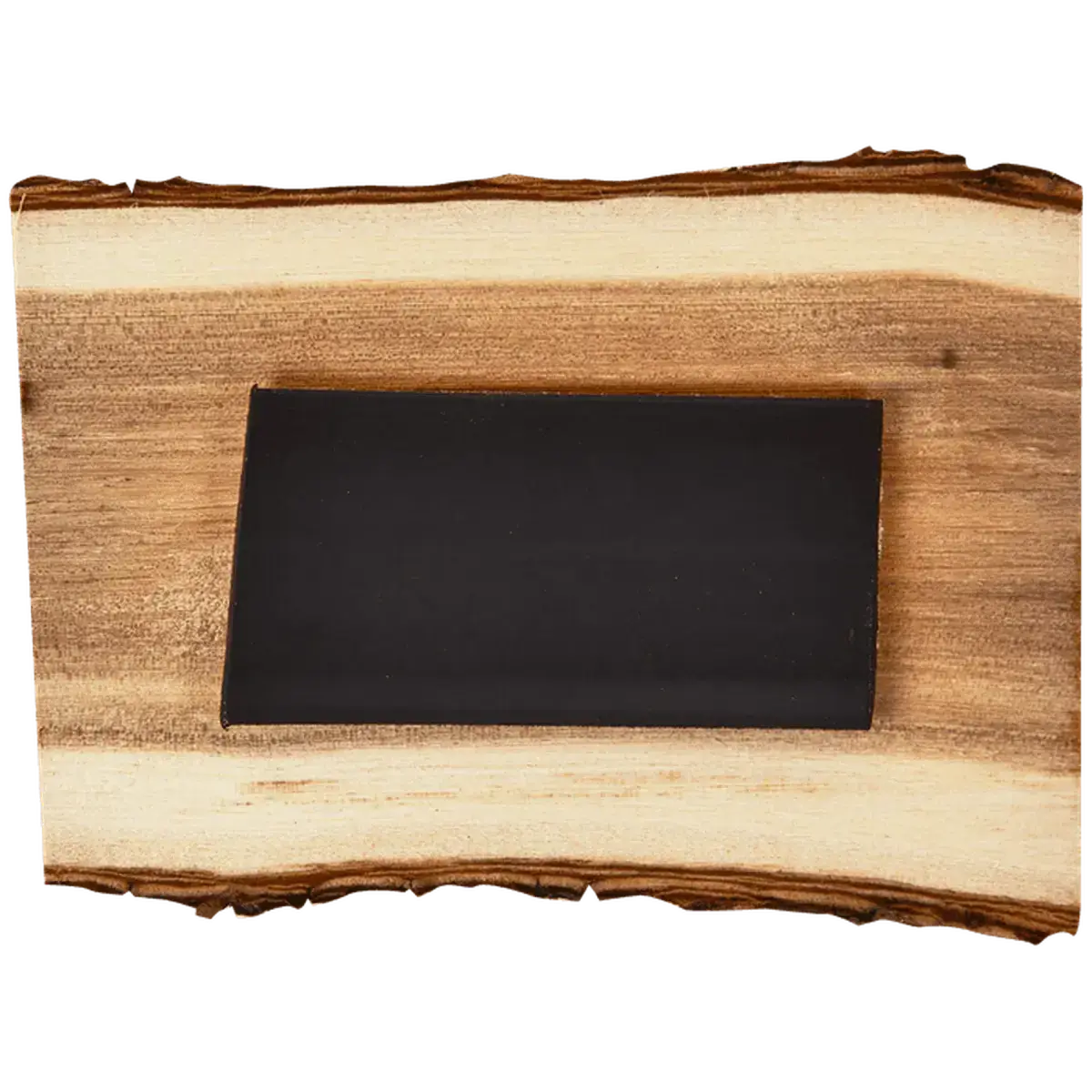 Personalized Log Coasters, Magnets and Plaques - Rustic Decor Coaster / 4"