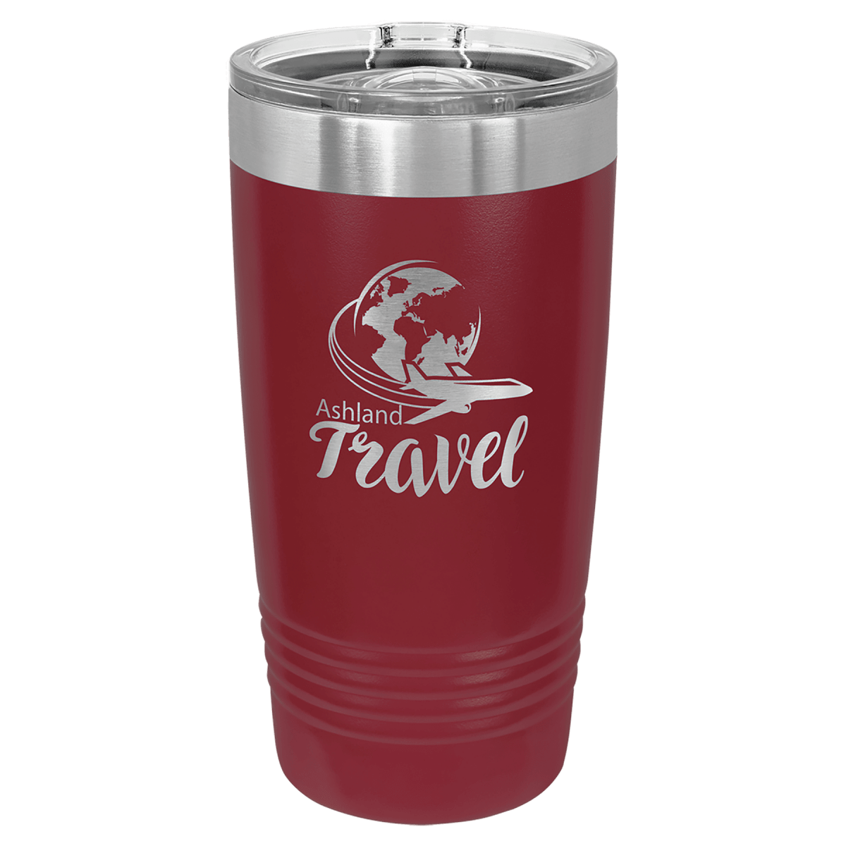 Personalized 20 oz. Ringneck Tumblers - Polar Camel Colors and Sport Themes - Stainless (Slider Lid)
