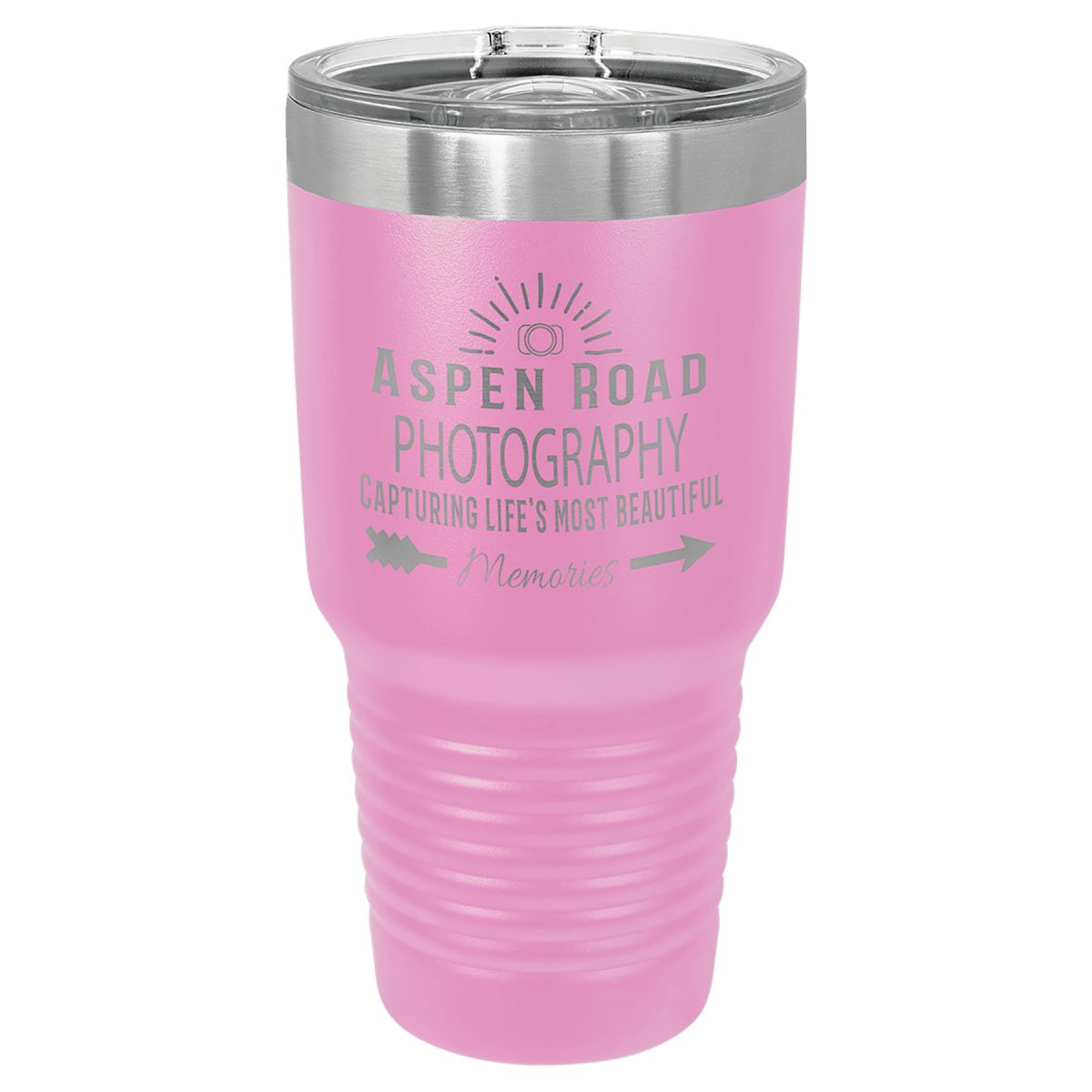 Personalized 20 oz. Ringneck Tumblers - Polar Camel Colors and Sport Themes - Light Purple (Slider Lid)