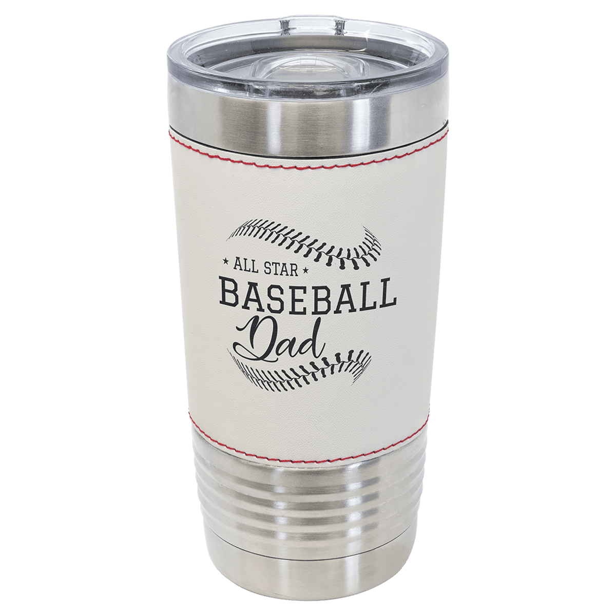 Personalized 20 oz. Ringneck Tumblers - Polar Camel Colors and Sport Themes - Baseball Tumbler (Slider Lid)